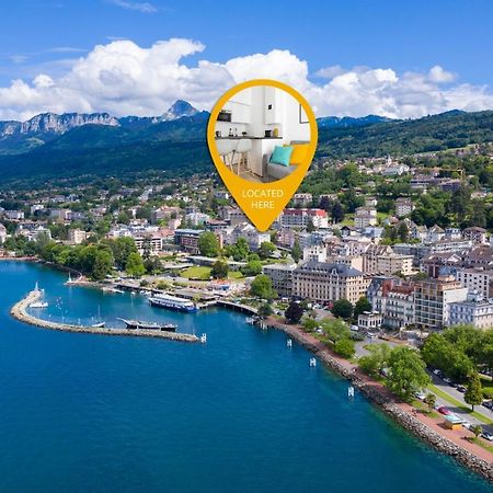 Apt Renove A 2 Min A Pied Du Lac - Wifi Gratuit Εβιάν-λε-Μπαιν Εξωτερικό φωτογραφία